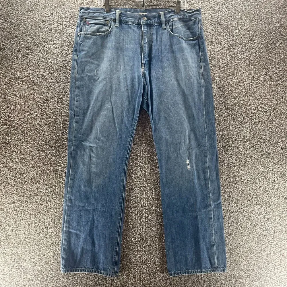 Polo Ralph Lauren Jeans Adult 36x30 Blue Denim Pants Vintage 67 Cotton Pony Mens